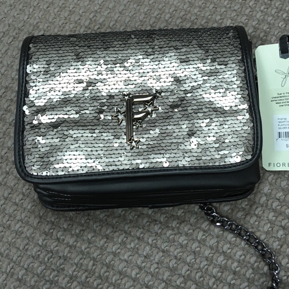 FIORELLI Sequin embEllished SHOULDER CROSS BODY Flap